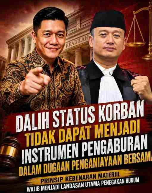 INTEGRITAS PENYIDIKAN TIDAK BOLEH TERGESER OLEH NARASI SEPIHAK